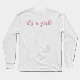 Baby girl footprints Long Sleeve T-Shirt